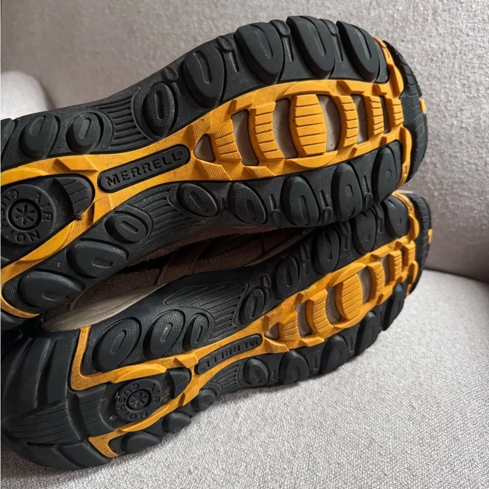 Merrell Brown Leather Hiking Shoes Men Size 12 *read Description* - Picture 5 of 7
